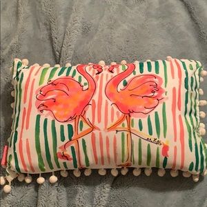 Lilly Pulitzer Other - Lilly Pulitzer flamingo pillow Lilly Pulitzer Other - Lilly Pulitzer flamingo pillow